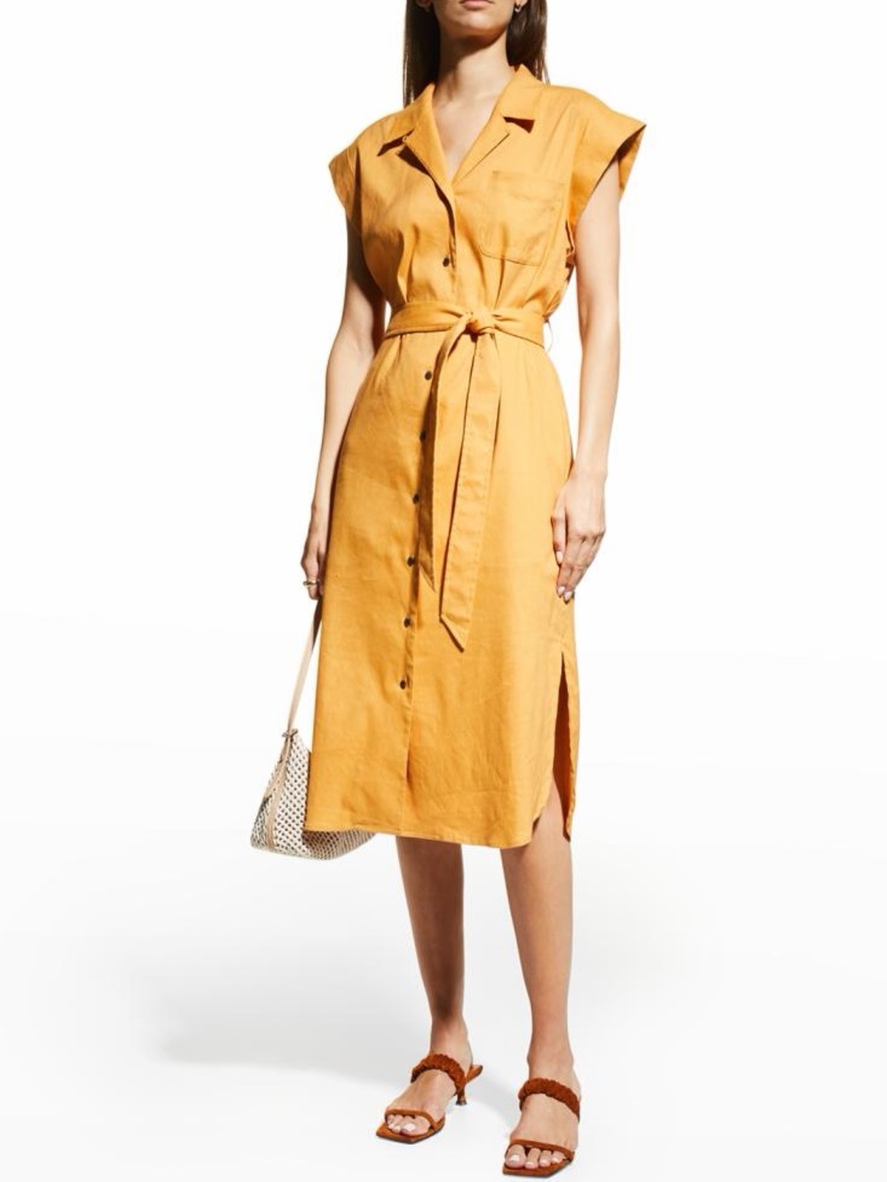 rag & bone Helena Linen Blend Shirtdress ($450)